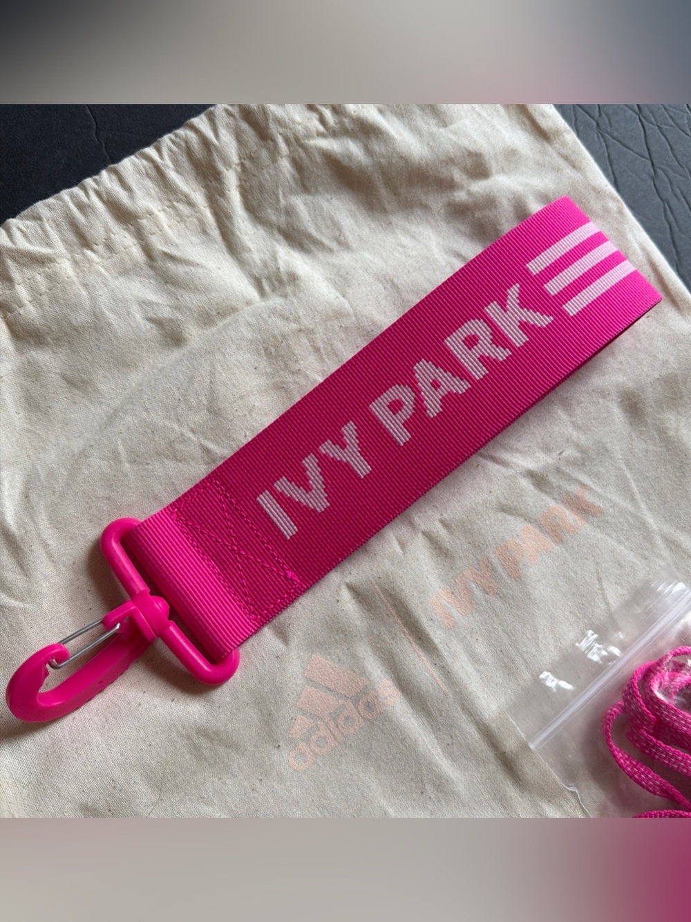 Adidas X Ivy Park Key Chain PINK